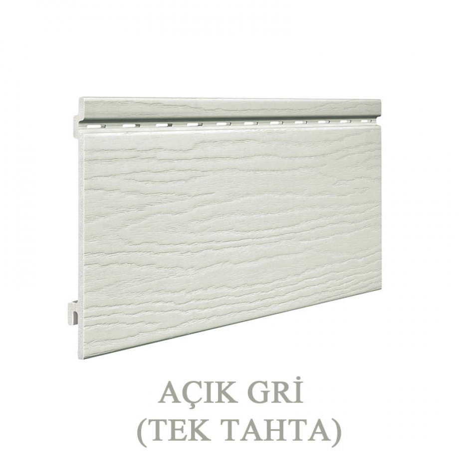 Açık Gri Tek Tahta siding paneli
