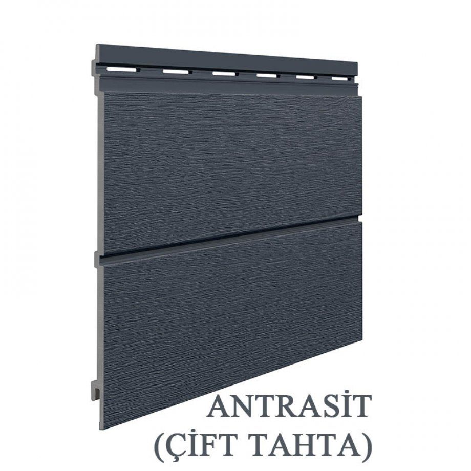 Antrasit Çift Tahta siding paneli