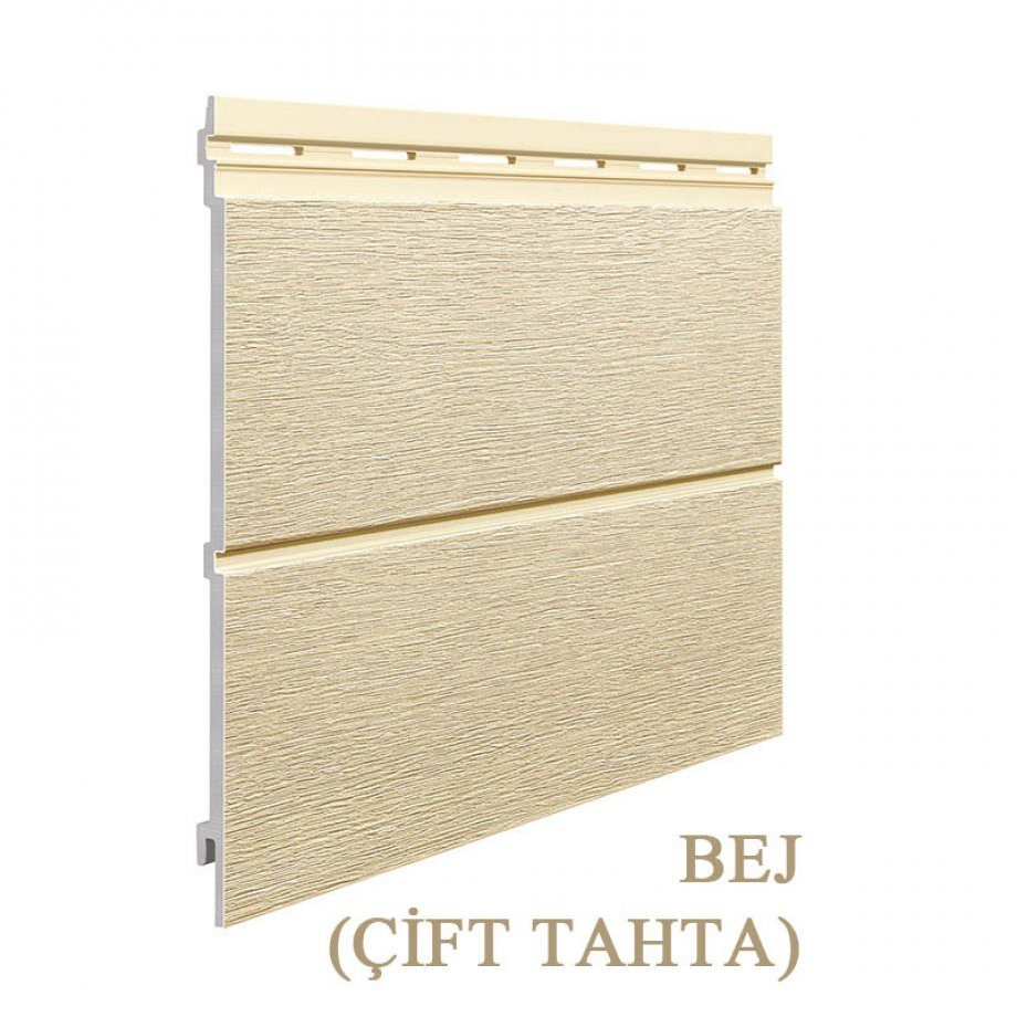 Bej Çift Tahta siding paneli
