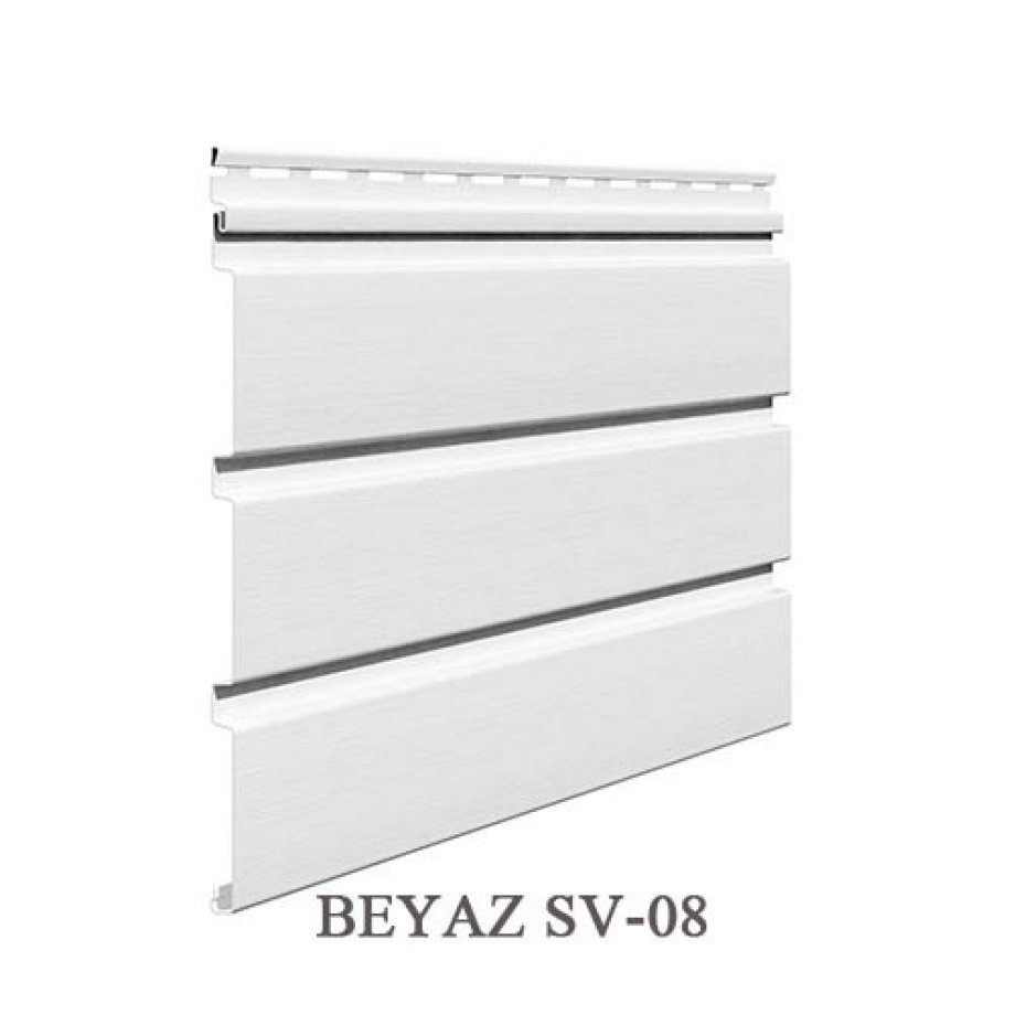 Beyaz SV-08 siding paneli