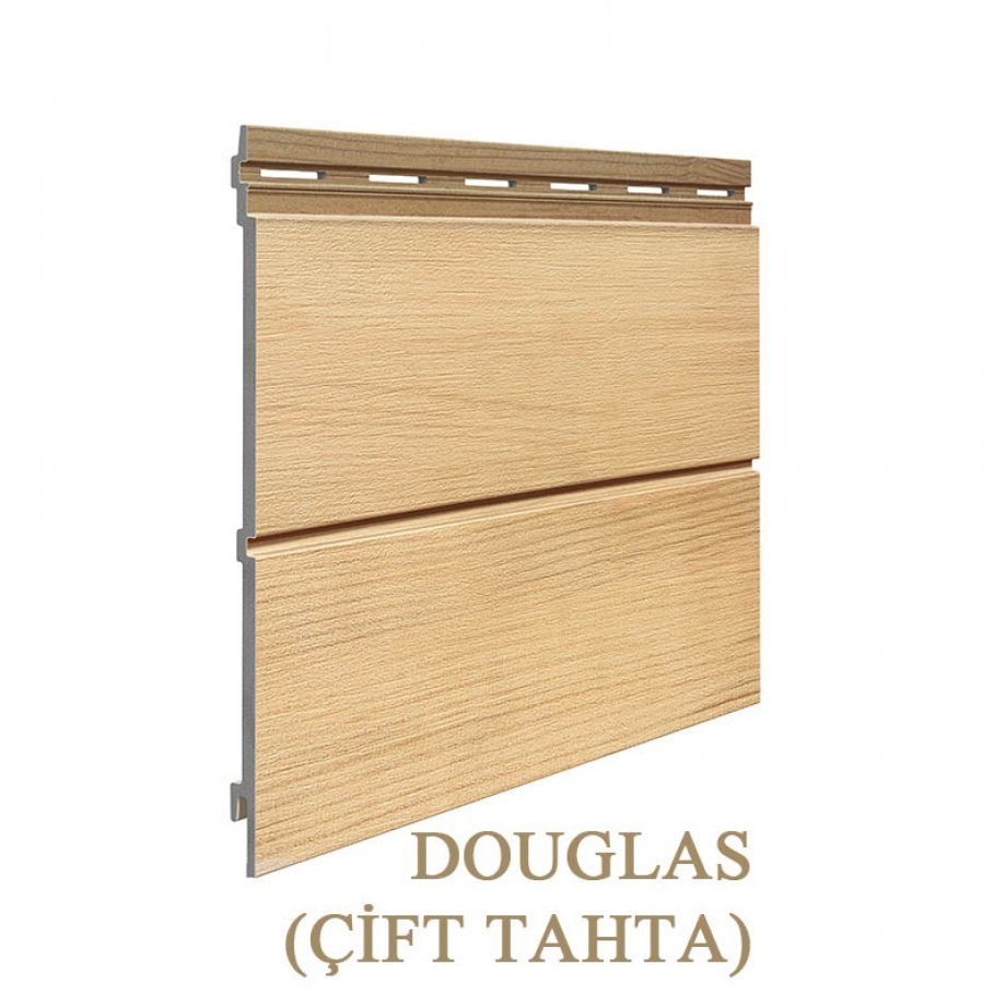 Douglas Çift Tahta siding paneli