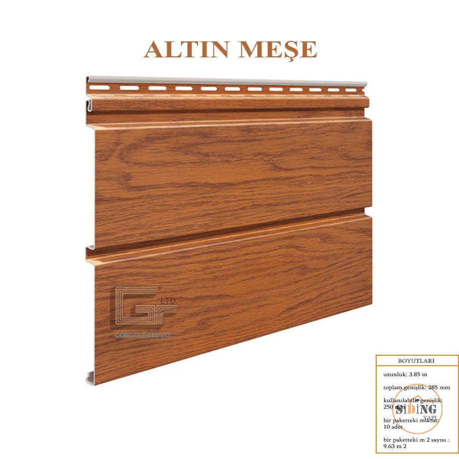 Altın Meşe siding paneli — ürün kartelası