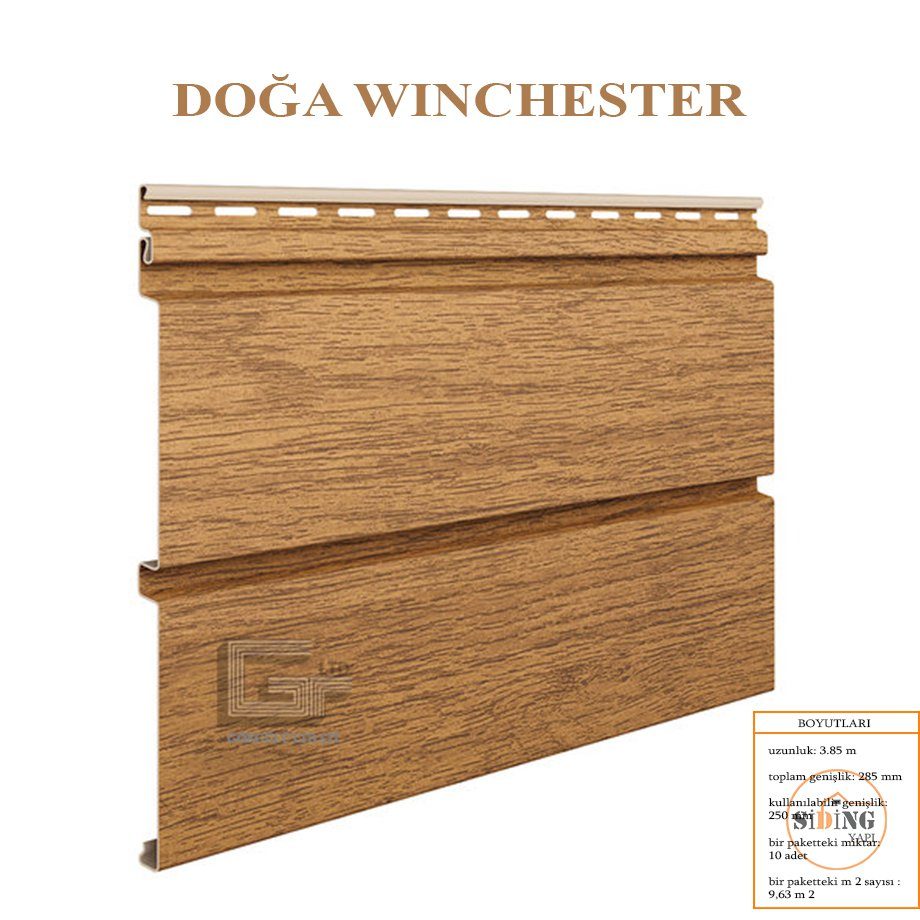 Doğa Winchester siding paneli — ürün kartelası
